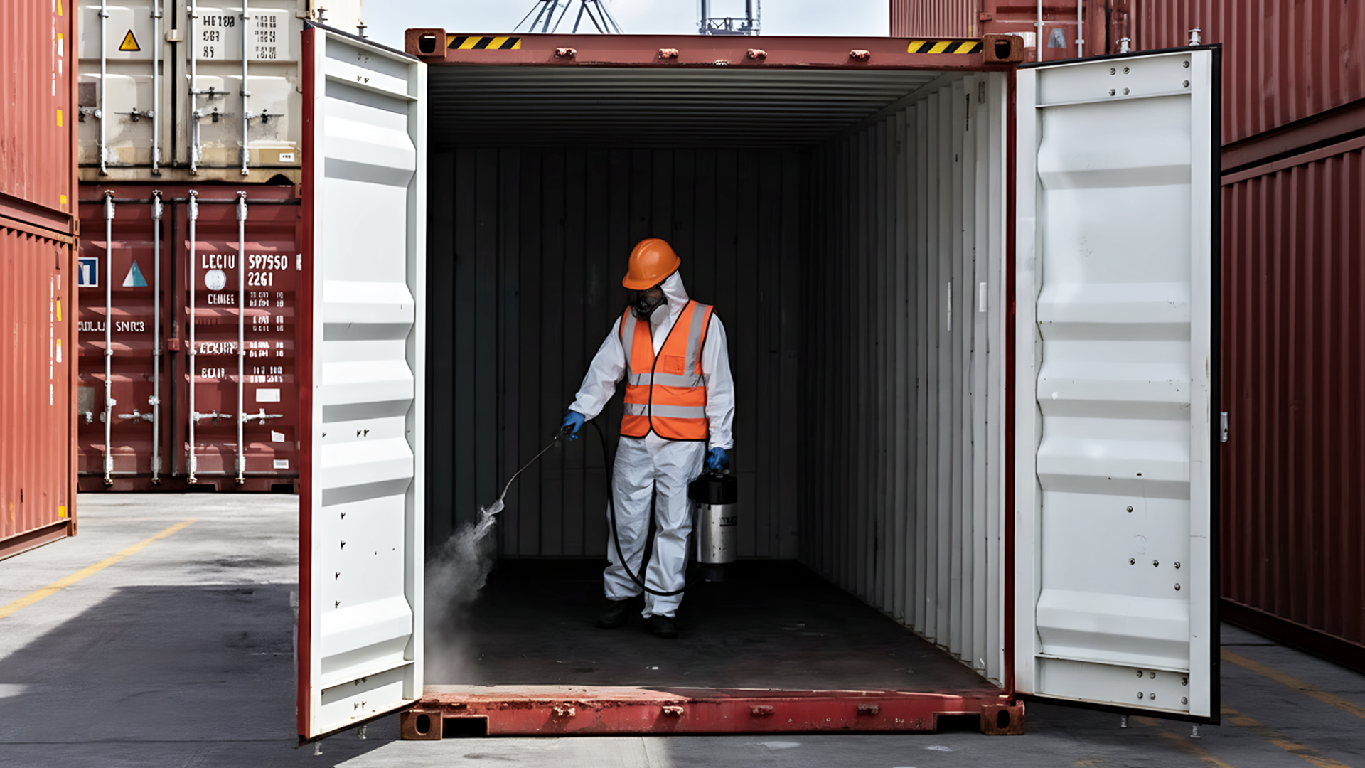 Fumigación de contenedores — aplicación técnica