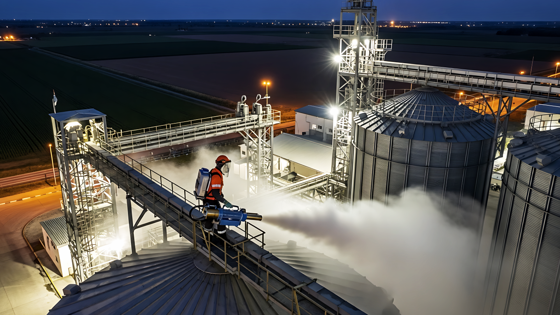 Control de plagas industrial — inspección perimetral